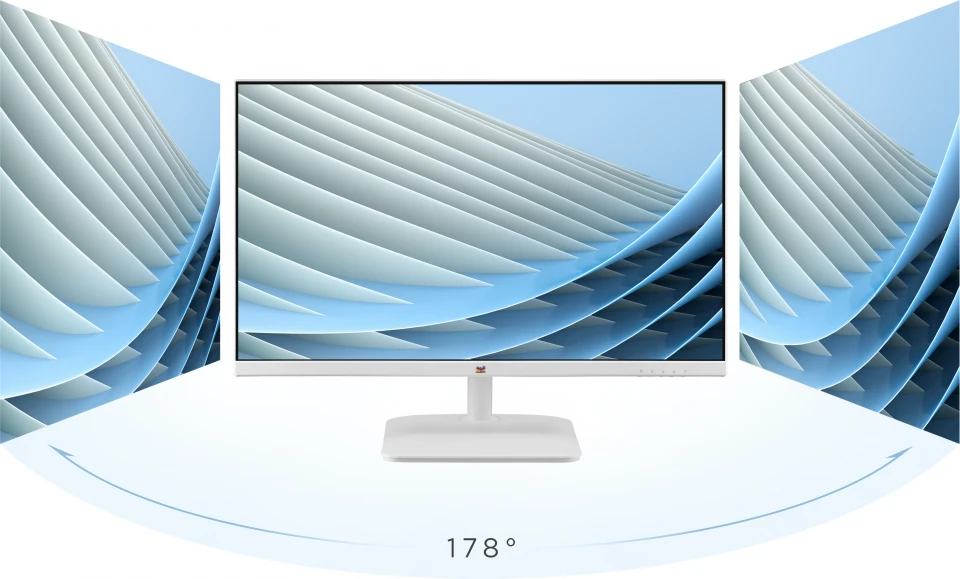 ViewSonic VA2432-H-W Monitor - White, 24 inch, FHD, IPS, 100Hz, Frameless Design 16 VA2432 H W RB01 pc l 1