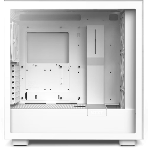 NZXT H7 Elite RGB Matte White (2024) Premium ATX Mid-Tower Case - All White, 3x F140 RGB Core Fan + 1x F140Q Fan + RGB Controller