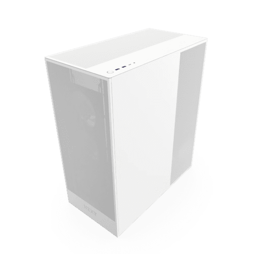NZXT H7 Flow RGB Matte White (2024) Mid-Tower ATX Airflow Case - All White, F360 RGB Core Fan