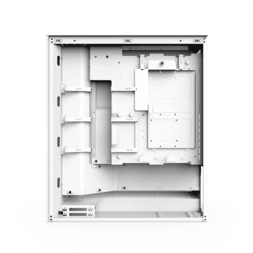 NZXT H7 Flow RGB Matte White (2024) Mid-Tower ATX Airflow Case - All White, F360 RGB Core Fan