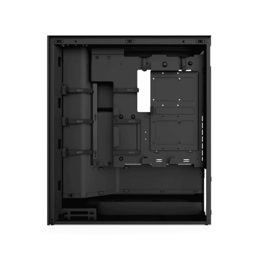 NZXT H7 Flow RGB Matte Black (2024) Mid-Tower ATX Airflow Case - All Black, F360 RGB Core Fan