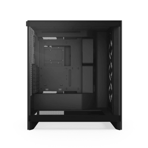 NZXT H7 Flow RGB Matte Black (2024) Mid-Tower ATX Airflow Case - All Black, F360 RGB Core Fan