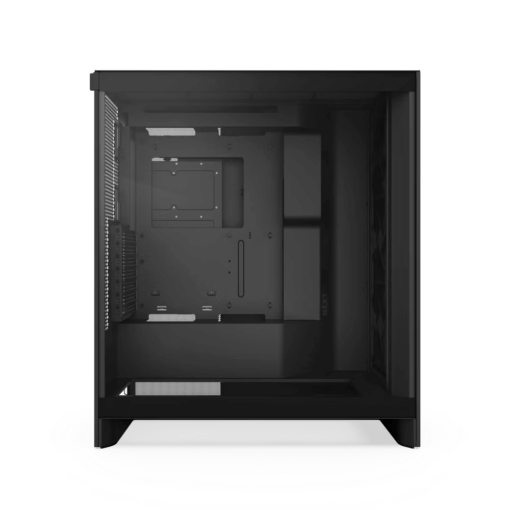 NZXT H7 Flow Matte Black (2024) Mid-Tower ATX Airflow Case - All Black, 3x F120Q Airflow Fan