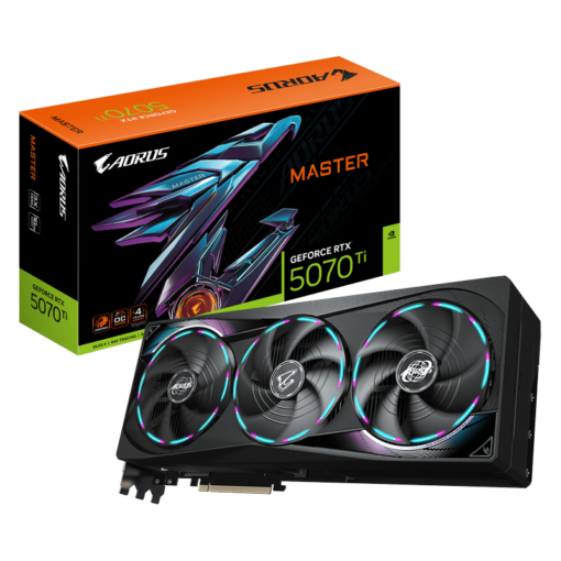 GIGABYTE AORUS GeForce RTX 5070Ti MASTER 16G (GV-N507TAORUS M-16GD) Graphics Card