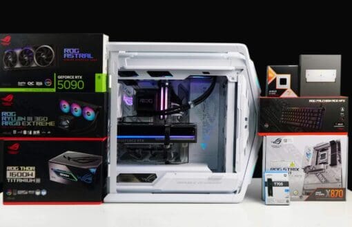 ASUS AI PC EXTREME GAMING 2025 - Ultra 9-285K, 64GB RGB, 2TB NVMe Gen5 x4, ROG RTX 5090
