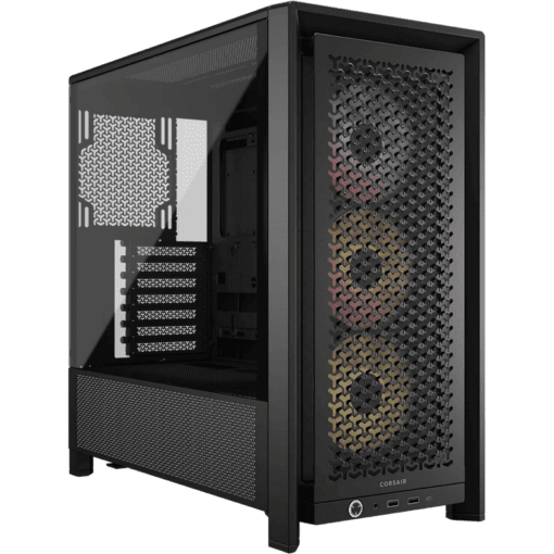 CORSAIR FRAME 4000D RS ARGB Black Modular Mid Tower PC Case - Tempered Glass, 3x RS120 ARGB fans