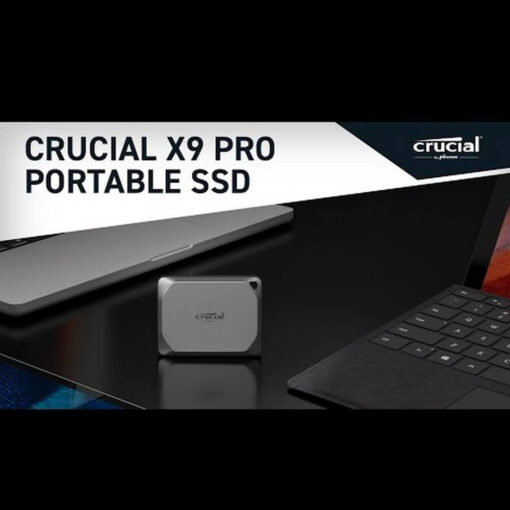 Crucial X9 4TB Portable SSD (CT4000X9SSD9) - Up to 1050MB/s Read, Lightweight and small, USB 3.2