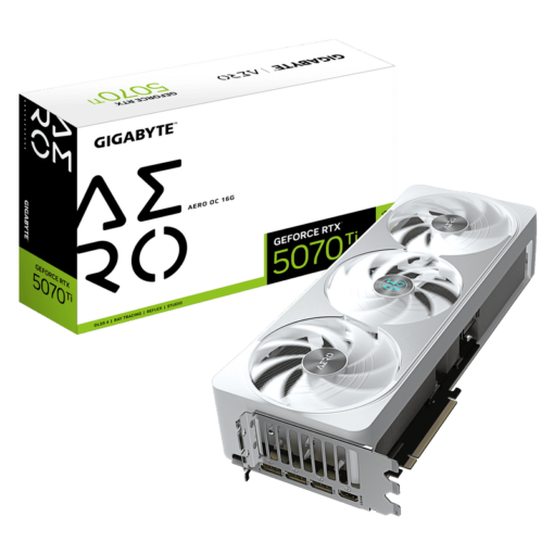 GIGABYTE GeForce RTX 5070Ti AERO OC 16G (GV-N507TAERO OC-16GD) Graphics Card