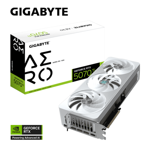 GIGABYTE GeForce RTX 5070Ti AERO OC 16G (GV-N507TAERO OC-16GD) Graphics Card