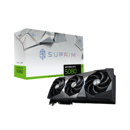 MSI GeForce RTX 5080 16G SUPRIM SOC Graphics Card