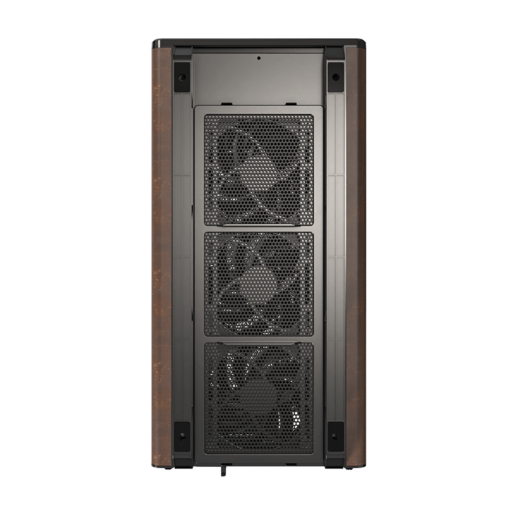 Montech HS Heritage Pro Black Gaming Case Pro - iTX, Steel, Leather, 4x GF120mm fans