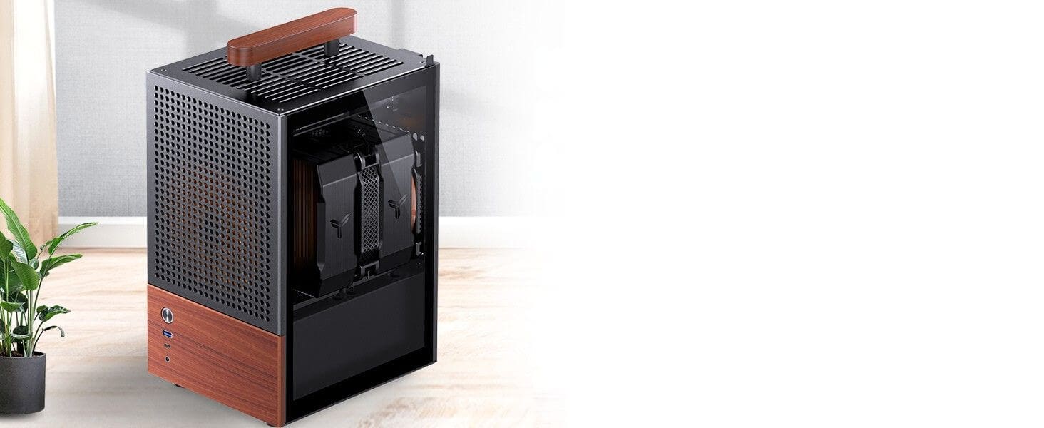 Jonsbo T6 Black iTX Case - Aluminum, Multifunctional Handle, Walnut Panel 28 Jonsbo T6 page pc 5