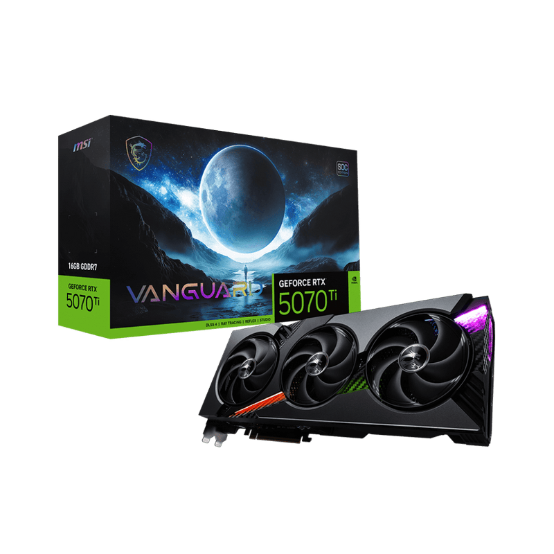 MSI GeForce RTX 5070Ti 16G VANGUARD SOC Graphics Card 18 MSI GeForce RTX 5070 Ti 16G VANGUARD SOC picture 1 1
