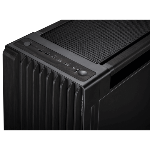 ASUS ProArt PA602 Wood Edition E-ATX PC Case - Black, 420mm radiator, USB 20Gbps support