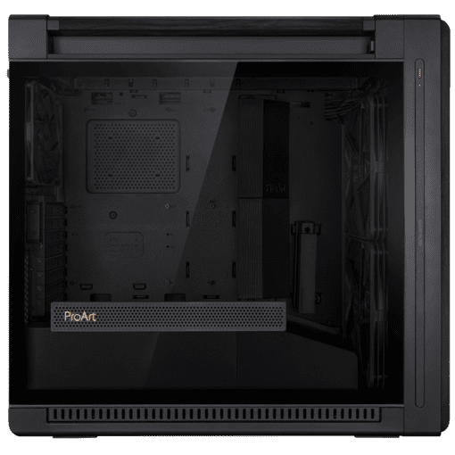 ASUS ProArt PA602 Wood Edition E-ATX PC Case - Black, 420mm radiator, USB 20Gbps support