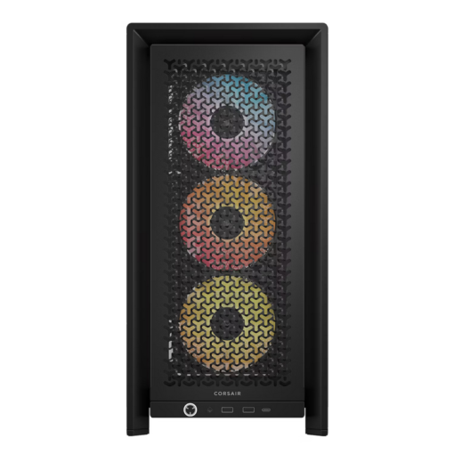 CORSAIR FRAME 4000D RS ARGB Black Modular Mid Tower PC Case - Tempered Glass, 3x RS120 ARGB fans