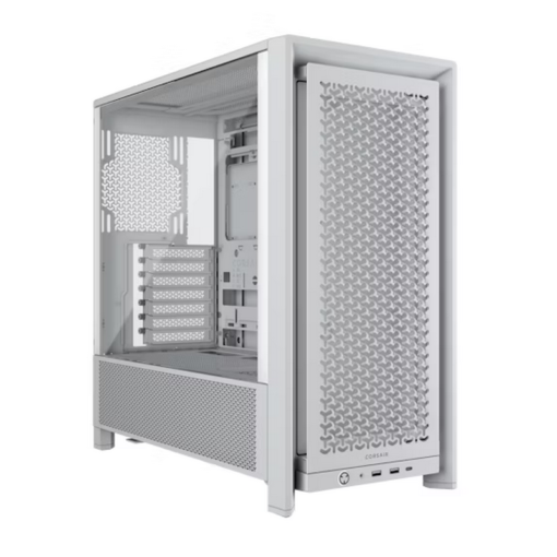 CORSAIR FRAME 4000D White Tempered Glass Modular Mid Tower PC Case