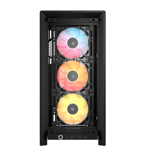 CORSAIR FRAME 4000D RS ARGB Black Modular Mid Tower PC Case - Tempered Glass, 3x RS120 ARGB fans