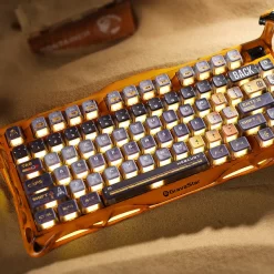 gravastar Mercury K1 Pro Battle Worn Yellow customizable macro keys