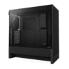 NZXT H5 Flow Matte Black (2024) Compact Mid-Tower ATX Airflow Case - All Black, 2x F120Q Fan