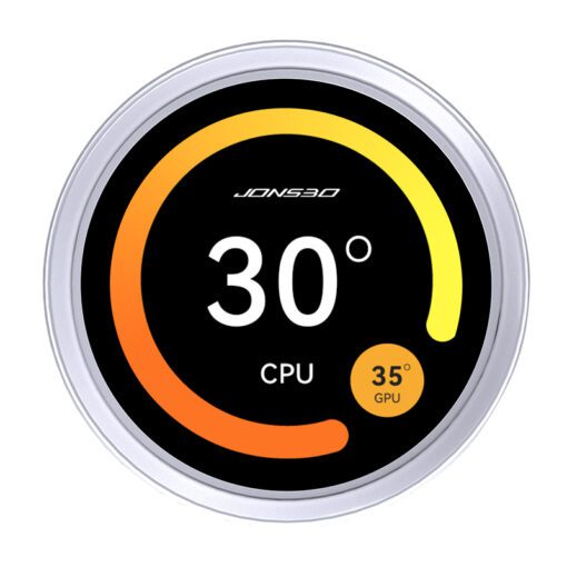 JONSBO TF2-360SC (WN) White AIO Liquid Cooling - 2.1 inches IPS LCD Screen, 360mm radiator