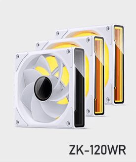 JONSBO ZK-120B Black Fan Case - 3in1, 3x120mm 5V/3Pin ARGB Wire-free, PWM 23 4 2 1