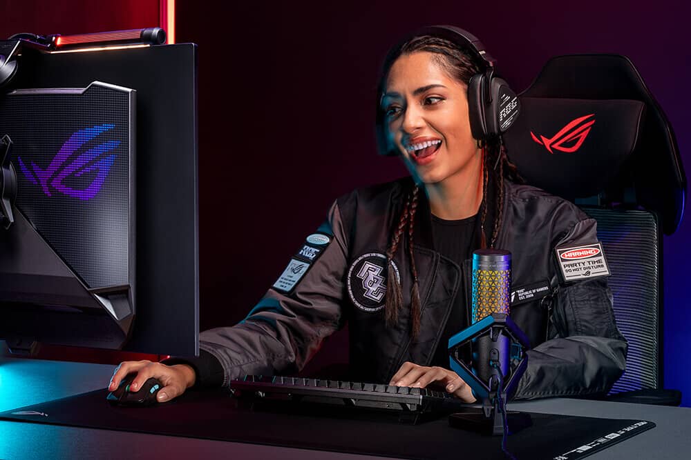 ASUS ROG Swift OLED PG27UCDM Gaming Monitor - 27 inch, 4K UHD (3840 x 2160), QD-OLED panel, 240 Hz, 0.03ms (GTG), G-SYNC Compatible 37 8d2