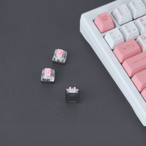 AKKO MOD007B-HE PC Tokyo Sakura Pink Magnetic Switch Keyboard - Hotswap, RGB, USB Type C - Rapid Trigger