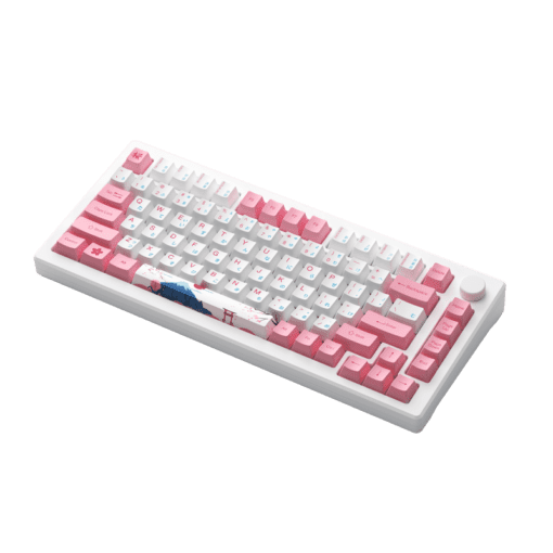 AKKO MOD007B-HE PC Tokyo Sakura Pink Magnetic Switch Keyboard - Hotswap, RGB, USB Type C - Rapid Trigger