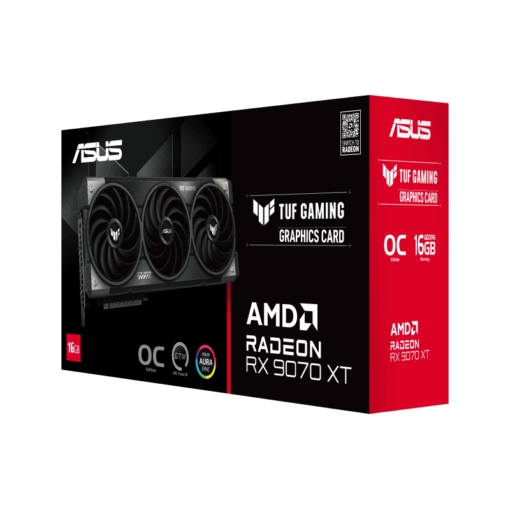 ASUS TUF Gaming Radeon™ RX 9070XT OC Edition 16GB GDDR6 Graphics Card