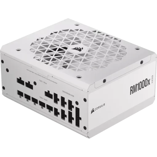 CORSAIR RMx Series RM1000x SHIFT WHITE PSU - 1000W, 80 Plus Gold, side cable interface, full modular