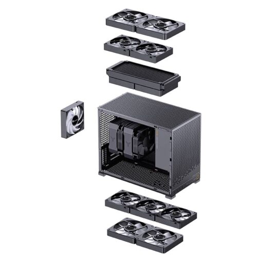 Jonsbo D32 PRO Black M-ATX Case