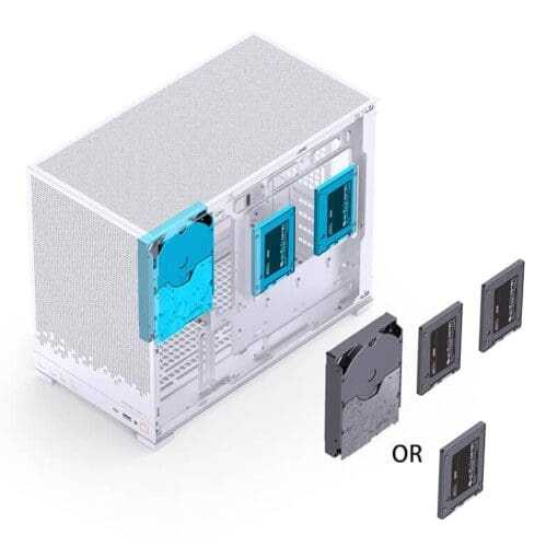 Jonsbo D32 STD White M-ATX Case