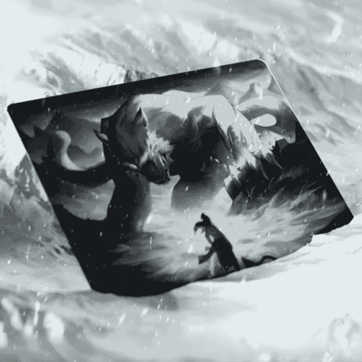 Tekkusai The Beast (500 x 450 x 2.5 mm) Glass Mouse Pad