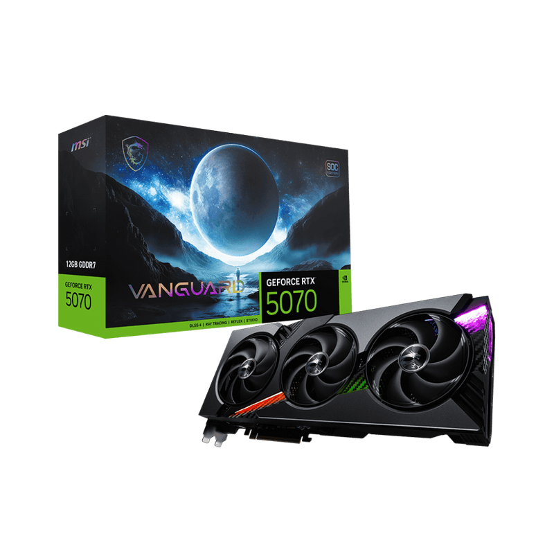 MSI GeForce RTX 5070 12G VANGUARD SOC Graphics Card 16 MSI GeForce RTX 5070 12G VANGUARD SOC pic 1