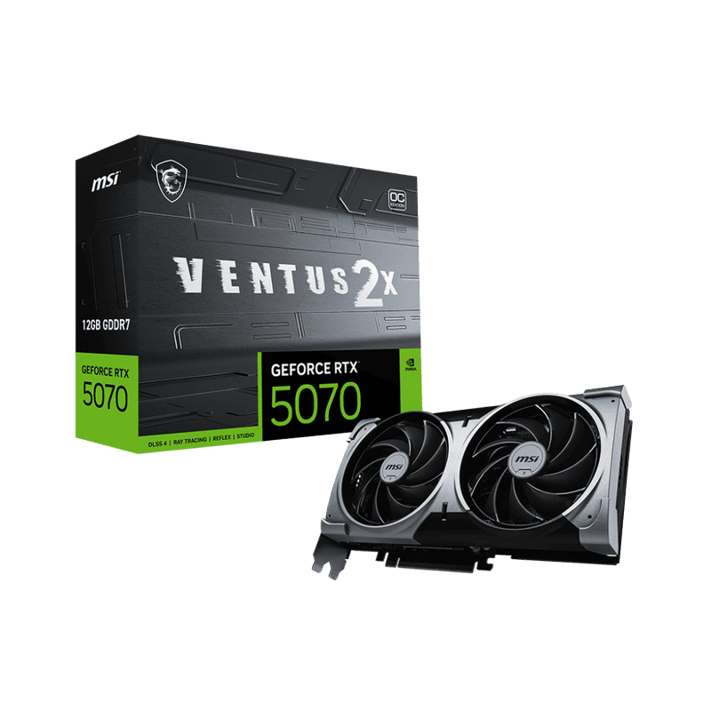 MSI GeForce RTX™ 5070 12G SHADOW 2X OC Graphics Card 16 MSI GeForce RTX 5070 12G VENTUS 2X OC pic 1