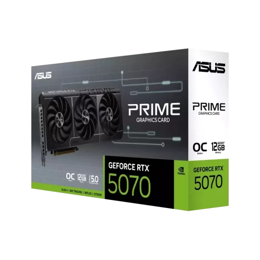 ASUS Prime GeForce RTX 5070 OC Edition 12GB GDDR7 (PRIME-RTX5070-O12G) Graphics Card