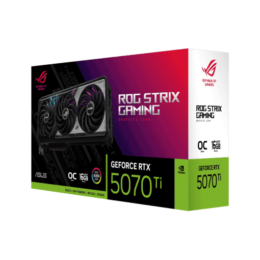 ASUS ROG Strix GeForce RTX 5070 OC Edition 12GB GDDR7 (ROG-STRIX-RTX5070-O12G-GAMING) Graphics Card