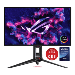 ASUS ROG Swift OLED PG27UCDM Gaming Monitor - 27 inch, 4K UHD (3840 x 2160), QD-OLED panel, 240 Hz, 0.03ms (GTG), G-SYNC Compatible