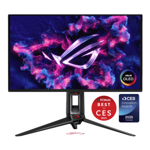 ASUS ROG Swift OLED PG27UCDM Gaming Monitor - 27 inch, 4K UHD (3840 x 2160), QD-OLED panel, 240 Hz, 0.03ms (GTG), G-SYNC Compatible