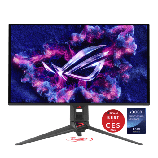 ASUS ROG Swift OLED PG27UCDM Gaming Monitor - 27 inch, 4K UHD (3840 x 2160), QD-OLED panel, 240 Hz, 0.03ms (GTG), G-SYNC Compatible