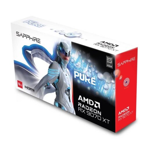 SAPPHIRE PURE AMD Radeon™ RX 9070XT GAMING OC 16GB (11348-02-20G) Graphics Card