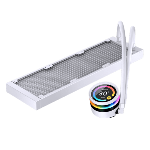 JONSBO TF2-360SC (WN) White AIO Liquid Cooling - 2.1 inches IPS LCD Screen, 360mm radiator