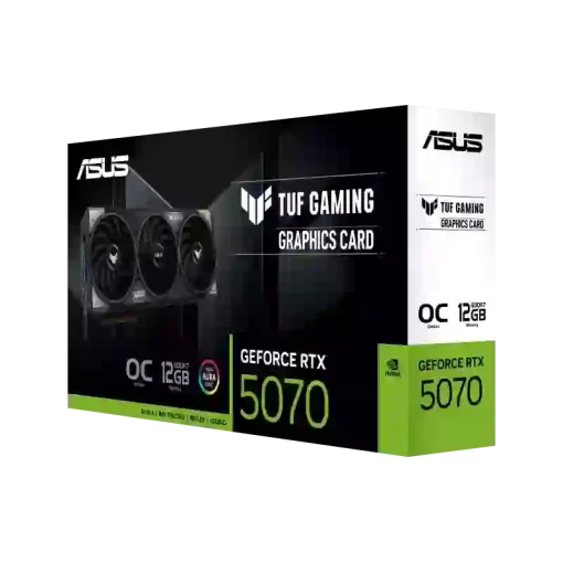 ASUS TUF Gaming GeForce RTX 5070 OC Edition12GB GDDR7 (TUF-RTX5070-O12G-GAMING) Graphics Card