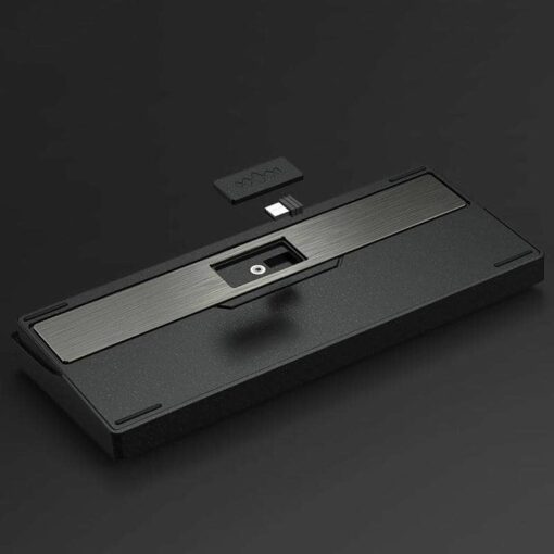 PMO WAVE75 Standard QMK Aluminum Mechanical Keyboard - 75%, 3-mode, PP, Bamboo (HMX), 4000mAh, mirrored weight