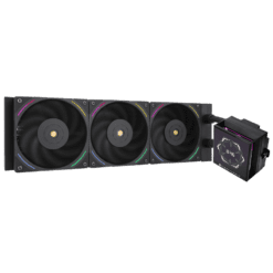 THERMALRIGHT Hyper Vision 360 ARGB Black AIO Liquid CPU Cooler - Black, IPS LCD Screen (480x480 Res), 360mm Radiator, ARGB