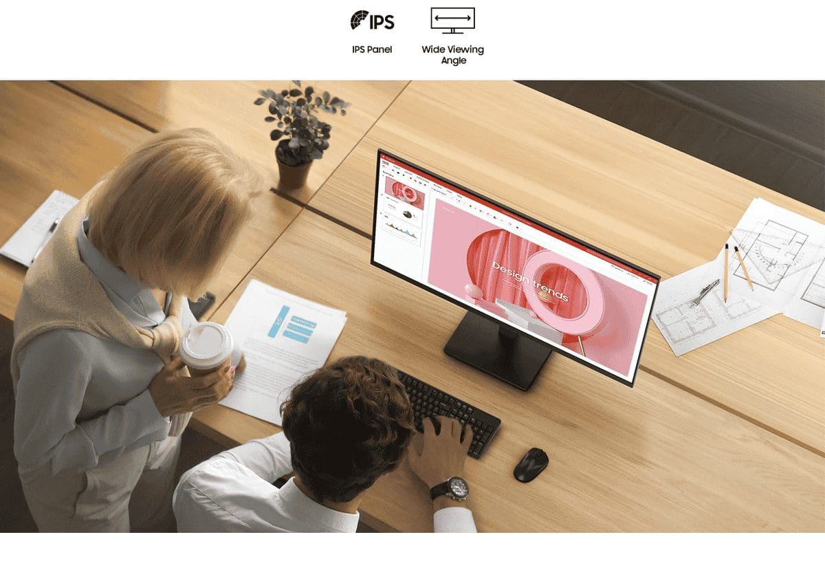 Samsung S3 S30GD LS24D300GAEXXV Monitor - 24 inch FHD, IPS, 100Hz, 5ms (GTG), HDMI + Dsub 27 2 12