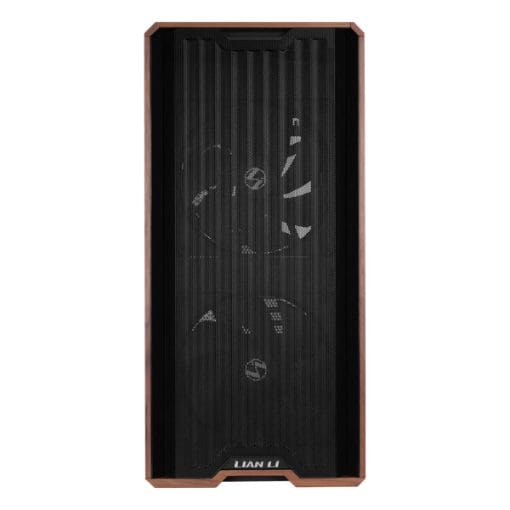 Lian Li LANCOOL 217 Black Case - 170mm ARGB front fans, wood panels, USB Type-C Port, Tempered Glass Side Panel