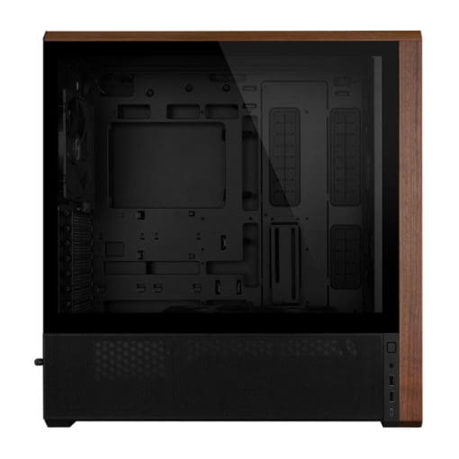 Lian Li LANCOOL 217 Black Case - 170mm ARGB front fans, wood panels, USB Type-C Port, Tempered Glass Side Panel