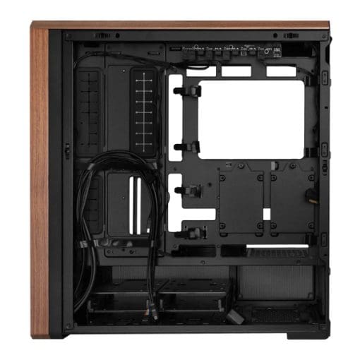 Lian Li LANCOOL 217 Black Case - 170mm ARGB front fans, wood panels, USB Type-C Port, Tempered Glass Side Panel